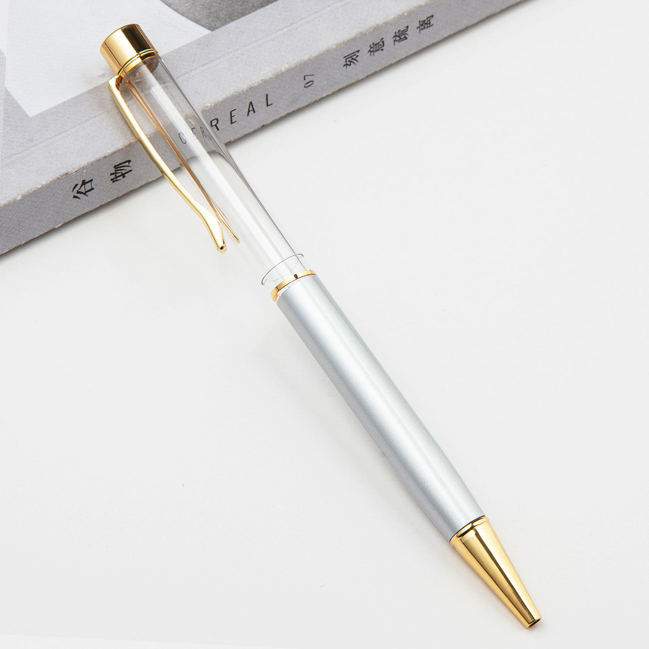 Pluma de grasa de tubo vacío de camelia DIY de metal al por mayor